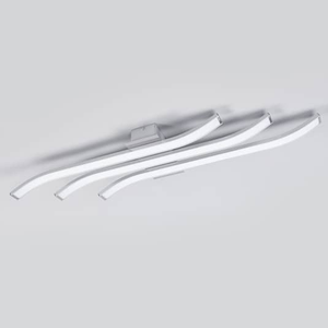 B-Ware Euluna Led Deckenlampe Largo Deckenlampe Deko Deckenlicht Led 3 Flg 83 Cm Alu