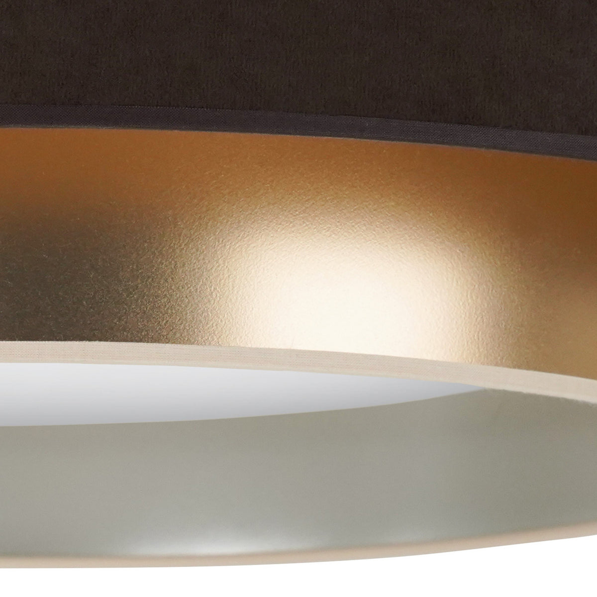 Luneta Deckenlampe Deckenleuchte LED Samt braun gold Fernbedienung dimmbar64 - 5905317606387