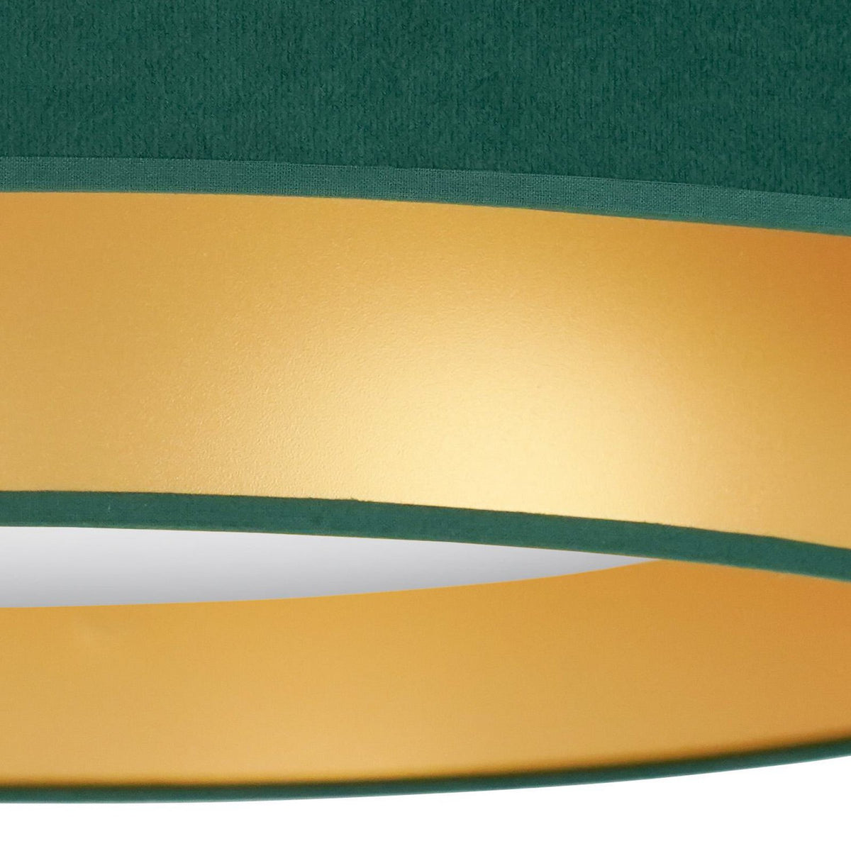 Deckenlampe Lampe LED Luneta Fernbedienung Samt dunkelgrün gold Deckenleuchte220 - 5905317606394