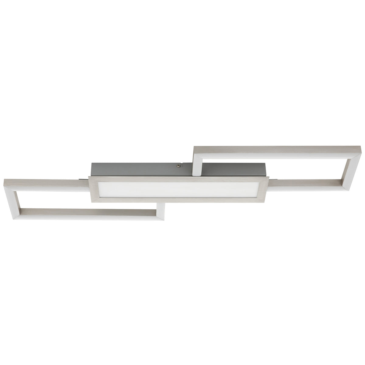 Eglo Deckenleuchte Lampe LED Monirote Fernbedienung Nickel Aluminium 78 cm - 9002759997915