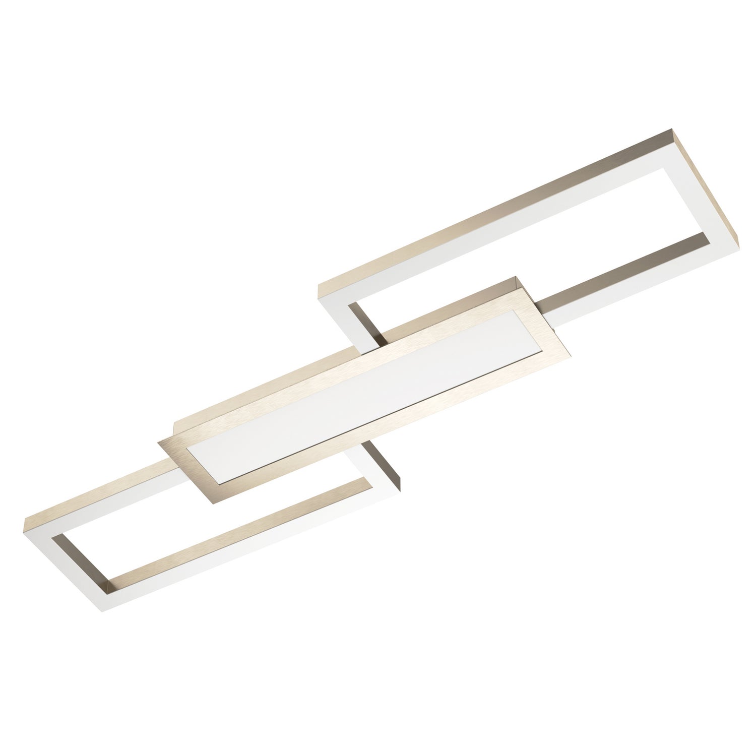 B-Ware Eglo Deckenleuchte Lampe Led Monirote Fernbedienung Nickel Aluminium 78 Cm - 9002759997915