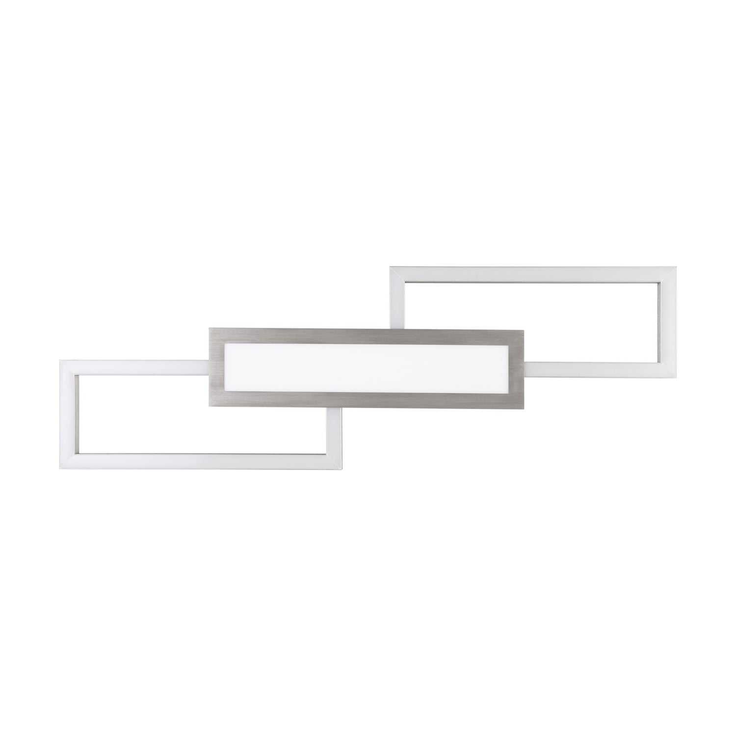 B-Ware Eglo Deckenleuchte Lampe Led Monirote Fernbedienung Nickel Aluminium 78 Cm - 9002759997915