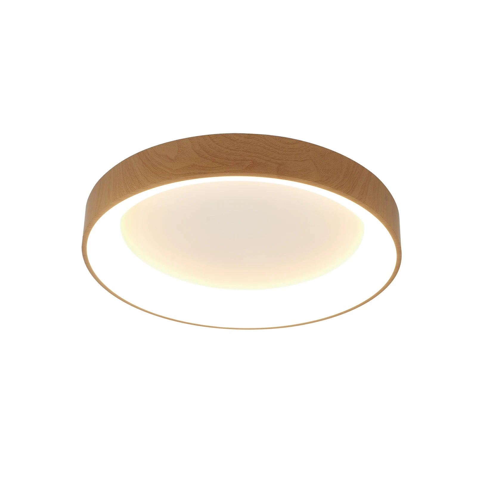 Mantra Iluminación LED-Deckenlampe Niseko II CCT Fernbedienung Ø38cm holzfarben - 8435153285882