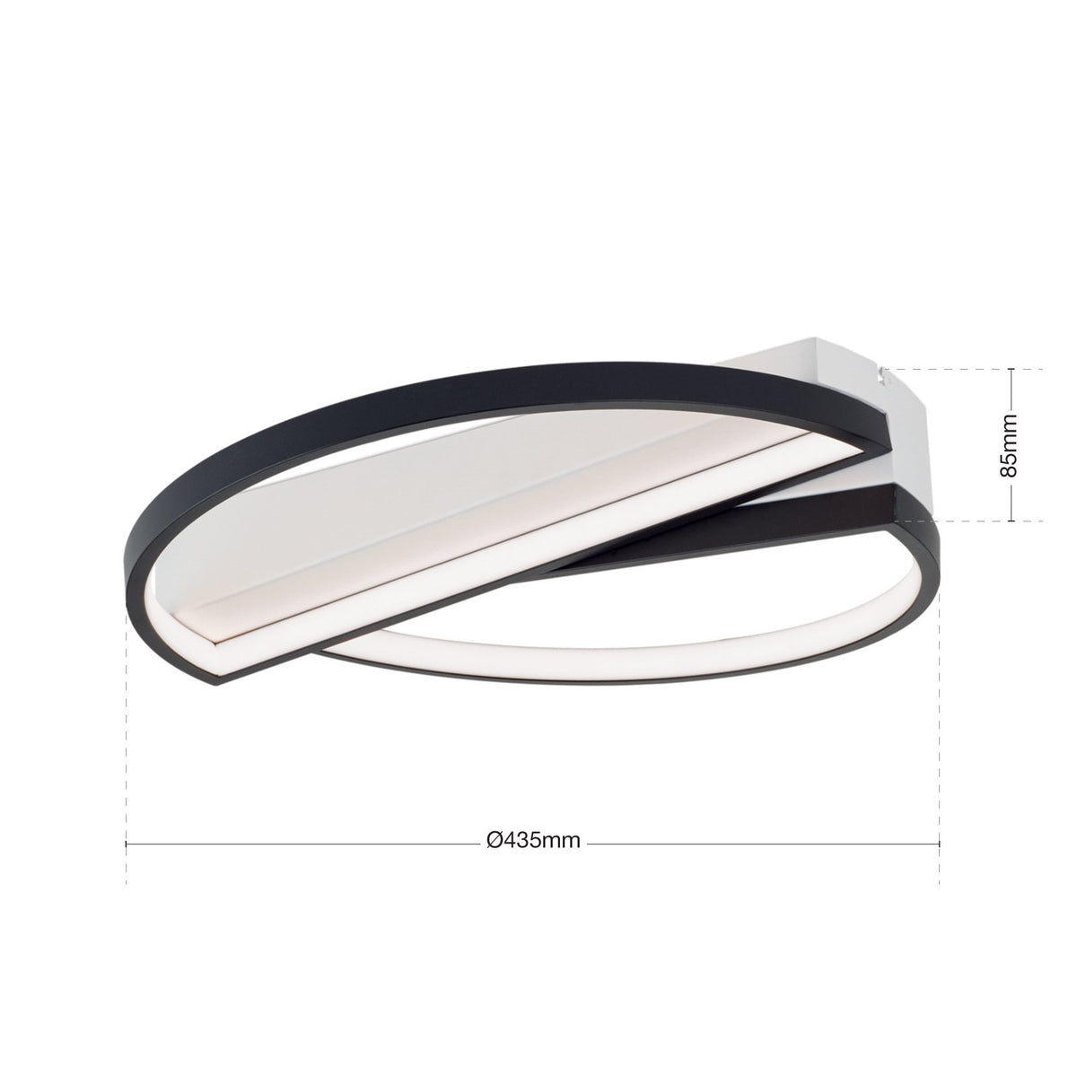 ORION Deckenlampe Olga LED-Deckenleuchte weiß Stahl Wohnzimmerlampe SIEHE TEXT - 9003090274321