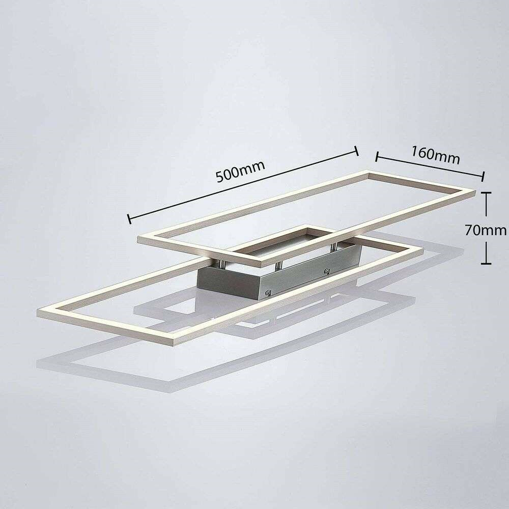 B-Ware Lucande Led Deckenlampe Quadra Deckenlampe Lampe Leuchte Dimmbar 2 Flg 83,6490 - 4251096550962
