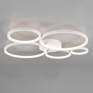 B-Ware Trio Lighting Led Deckenlampe Rondo Deckenlampe Deko Deckenlicht Led Weiß Matt