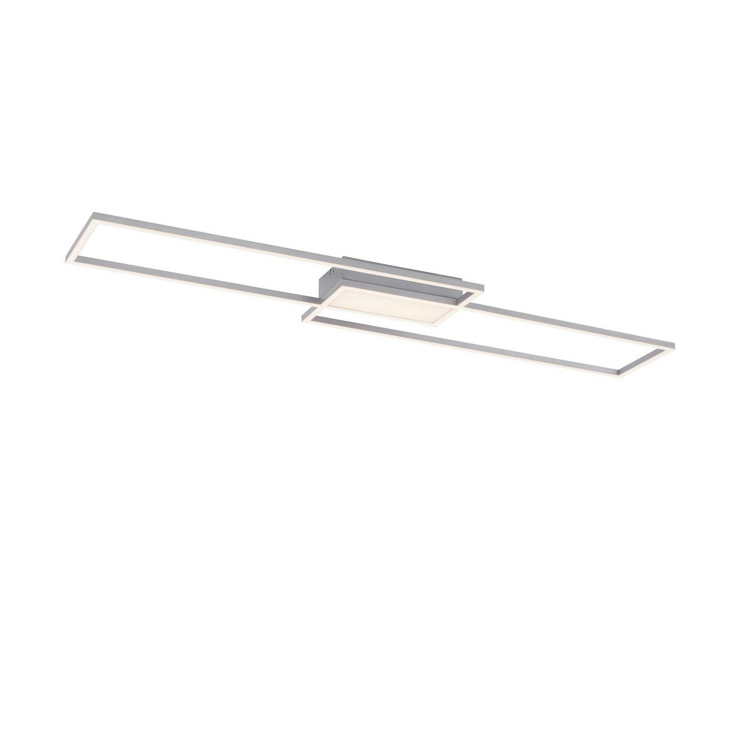 B-Ware Leuchten Direkt Led Deckenlampe Asmin Deckenlampe Lampe Leuchte Stahlgrau - 4043689971557