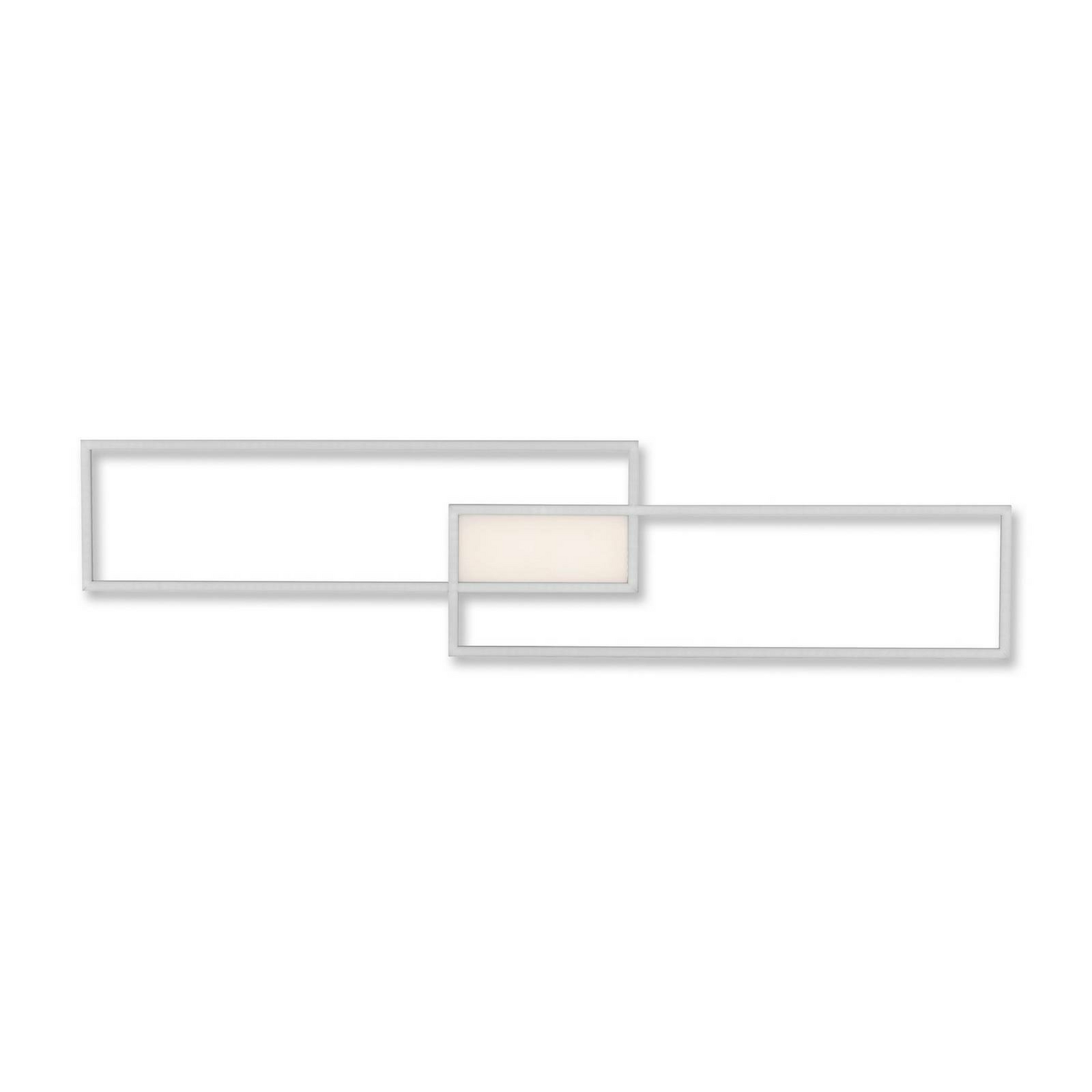 B-Ware Leuchten Direkt Led Deckenlampe Asmin Deckenlampe Lampe Leuchte Stahlgrau - 4043689971557