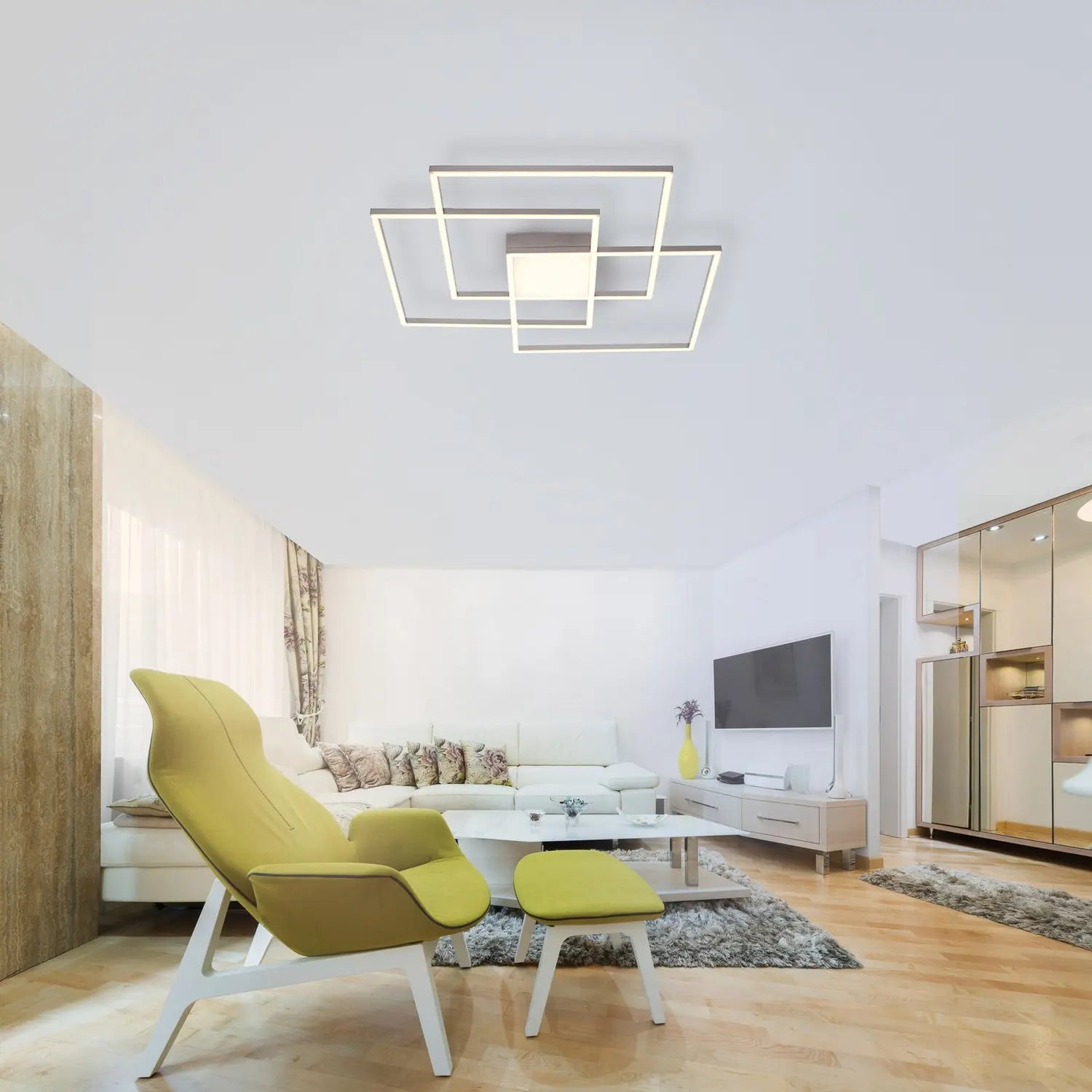 B-Ware Leuchten Direkt Led Deckenlampe Lampe Leuchte Deckenleuchte Asmin Cct Quadrate - 4043689977283