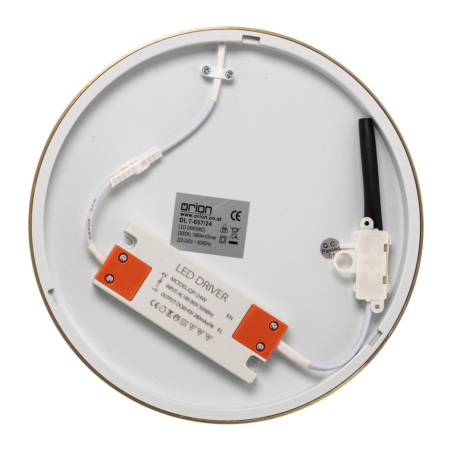 B-Ware Orion Led Deckenlampe Bully Deckenlampe Wohnzimmerlampe Led Patina Optik ø 24 Cm