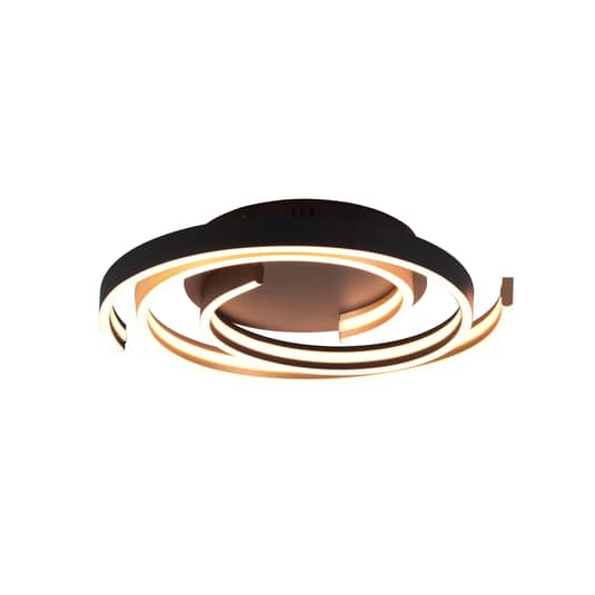 Trio Lighting Deckenleuchte Lampe LED Caya dimmbar messing schwarz - 4017807541953