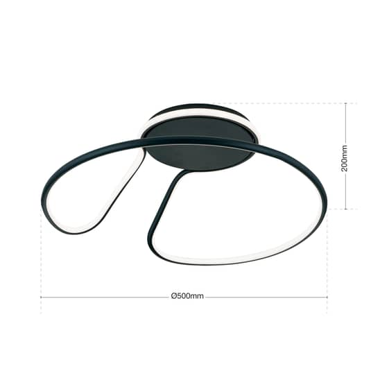 B-Ware Orion Led Deckenleuchte Claire Deckenleuchte Deckenlampe Leuchte Lampe Dimmbar   - 9003090273515
