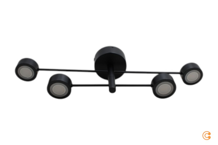 Nordlux Led Deckenleuchte Lampe Clyde Flex Licht Schwarz 4 Flammig 2 Streben B-Ware - 5704924018442
