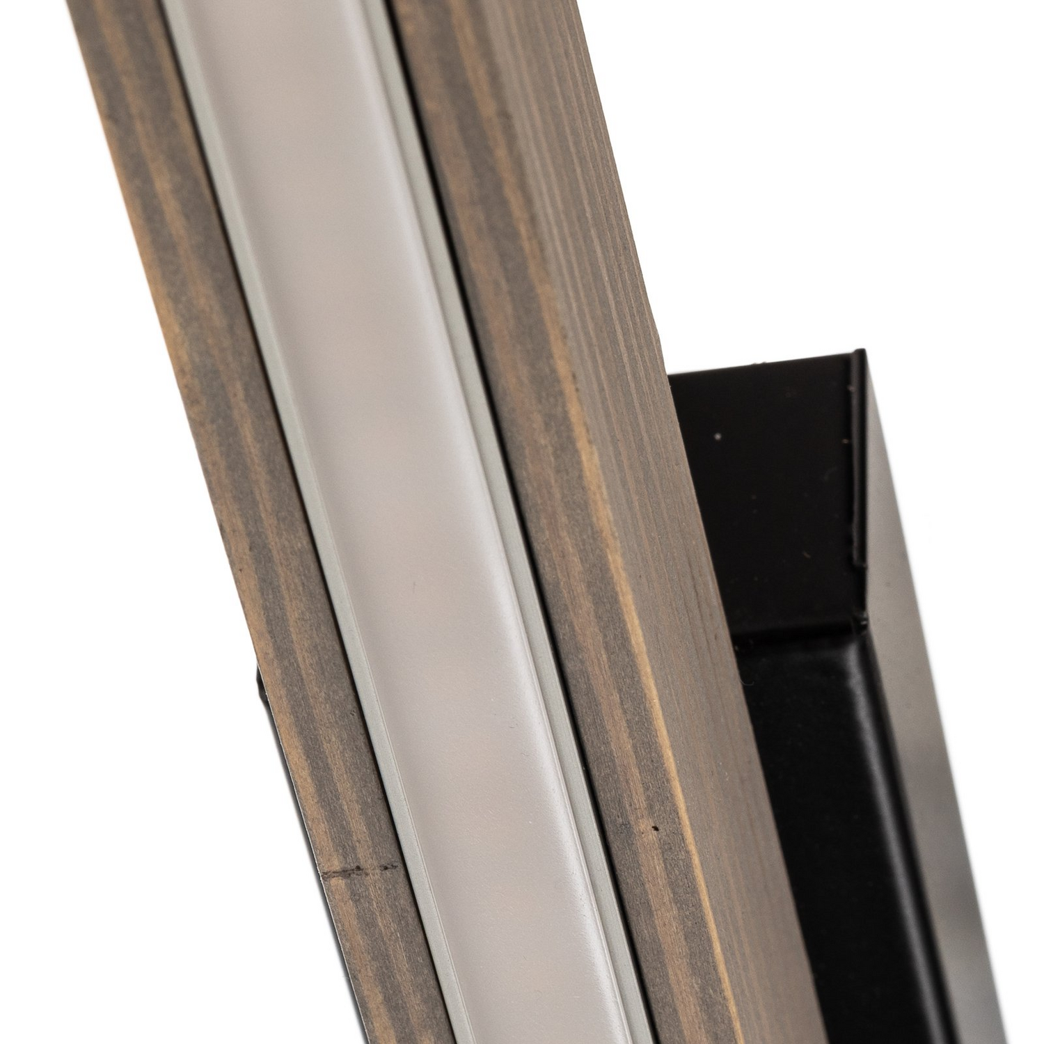 B-Ware Euluna Deckenleuchte Lampe Led Forrestal Kiefernholz Grau Schwarz Warmweiß 90 Cm - 5907642763407