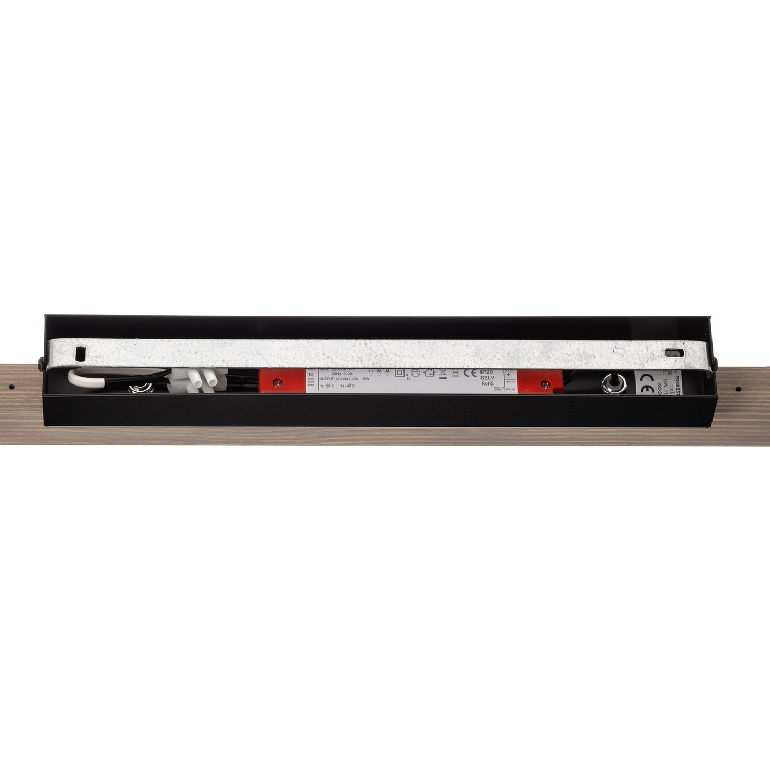 B-Ware Euluna Deckenleuchte Lampe Led Forrestal Kiefernholz Grau Schwarz Warmweiß 90 Cm - 5907642763407