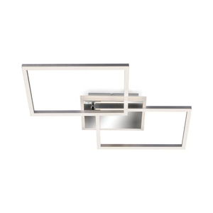 B-Ware Briloner Led Deckenlampe Frame Deckenlampe Deckenlicht 2 Flammig Led Aluminium