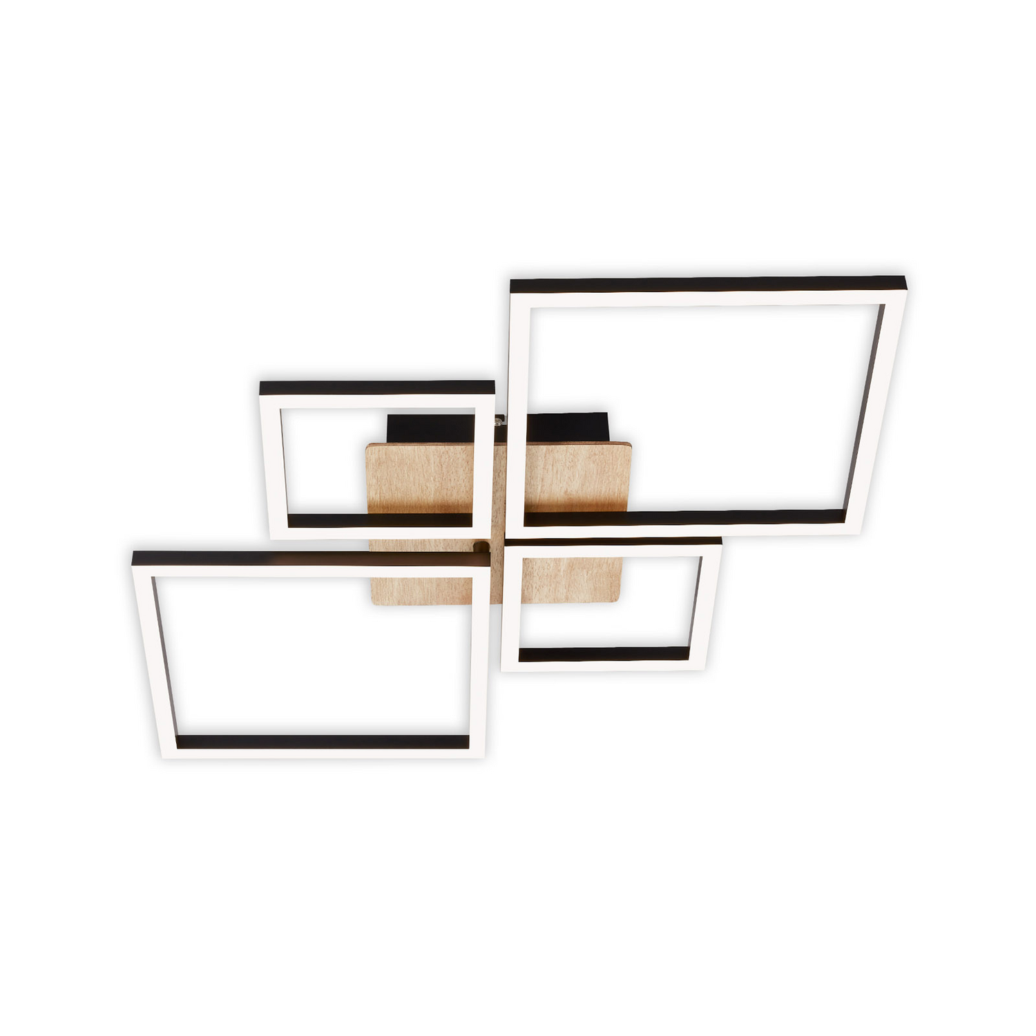 Briloner Led Deckenlampe Deckenlampe Leuchte Frame Step Dim 4 Flammig Holz B-Ware - 4002707405207