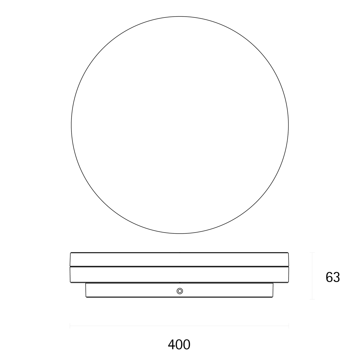 B-Ware Sigor Circel Led Deckenleuchte Deckenlampe Leuchte Lampe ø40cm Deckenlicht144 - 4251096560855