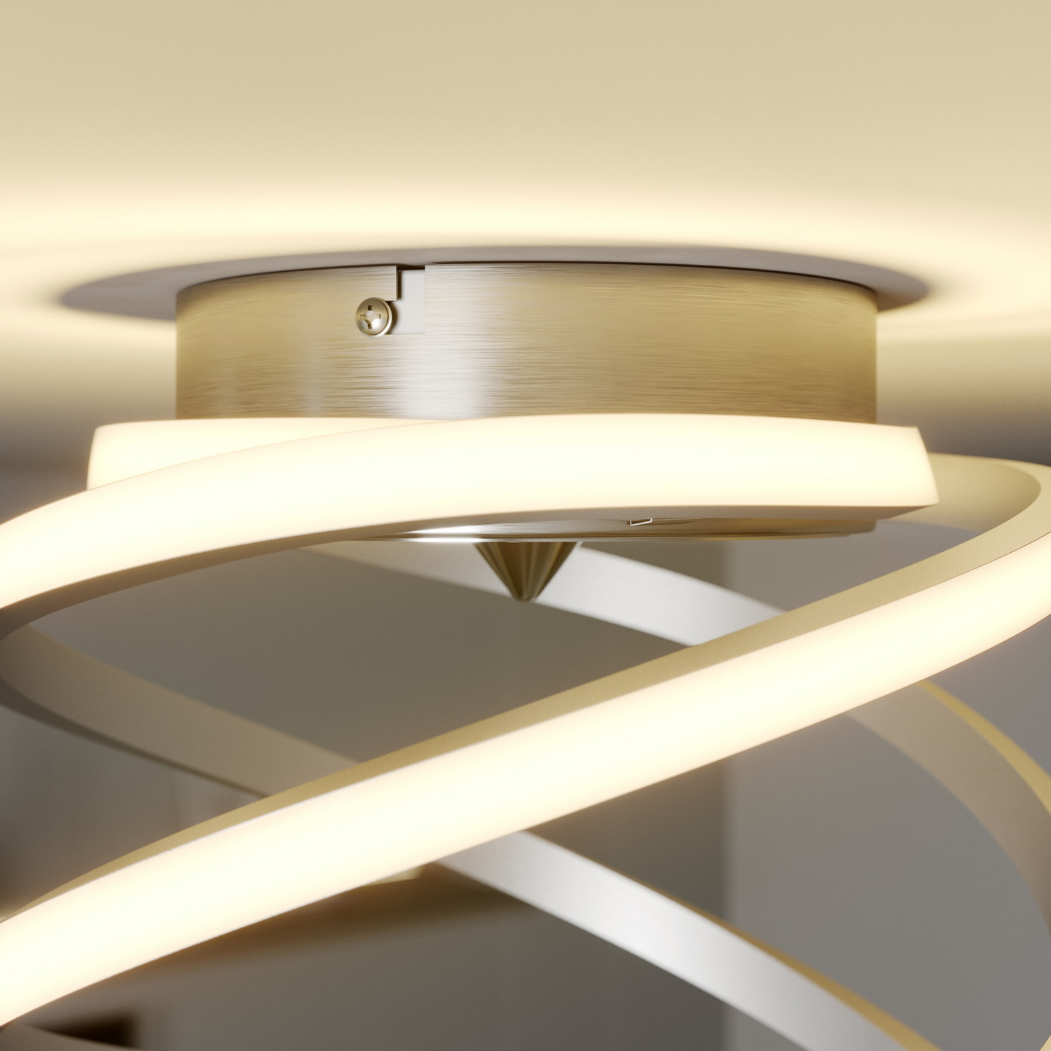 B-Ware Lindby Deckenleuchte Deckenlampe Haniya Led Dimmbar Aluminium Weiß