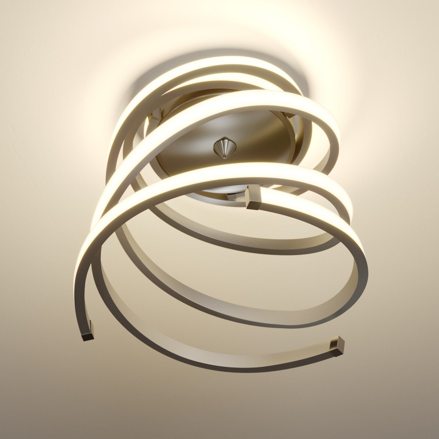B-Ware Lindby Deckenleuchte Deckenlampe Haniya Led Dimmbar Aluminium Weiß
