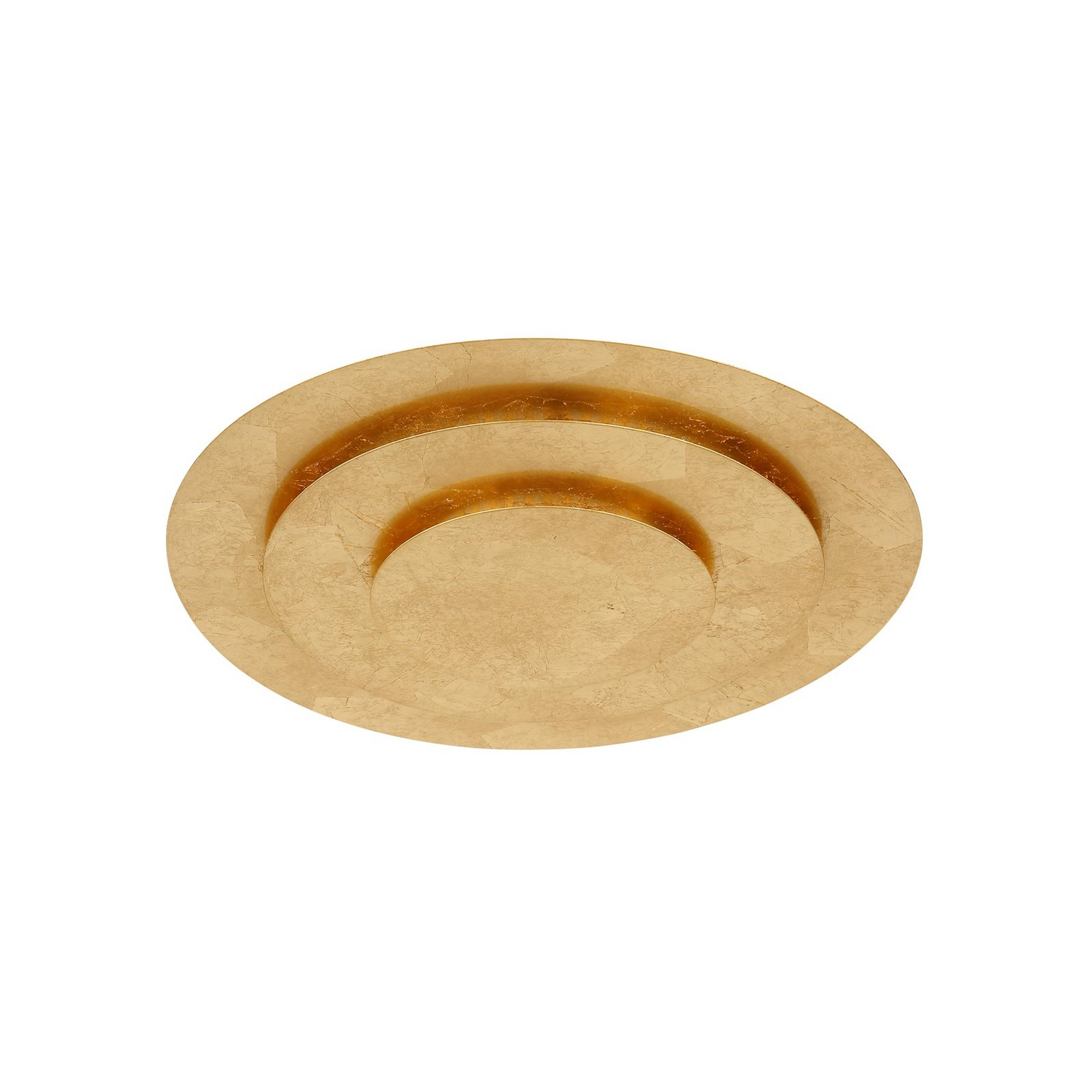 B-Ware Heda Led Deckenleuchte Lampe Hauptbeleuchtung Goldfarben Metall 35 Cm Rund