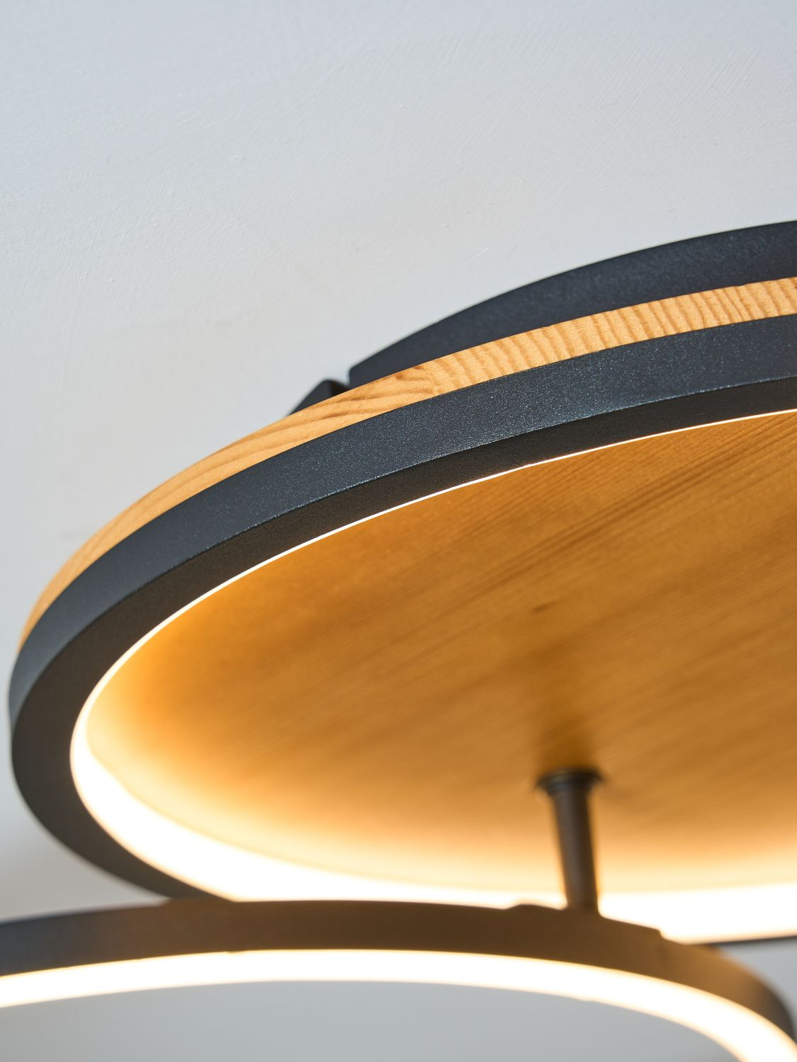 B-Ware Eco Light Led Deckenleuchte Kiru Pinie Länge 87,4 Cm Holz Deckenleuchte Lampe - 4250294321190