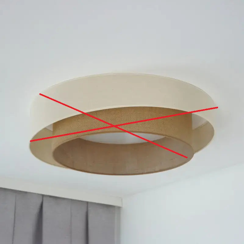 B-Ware Duolla Led Deckenleuchte Luneta S Fernbedienung Jute Beige ø60cm Siehe Text/F590 - 5905317606424