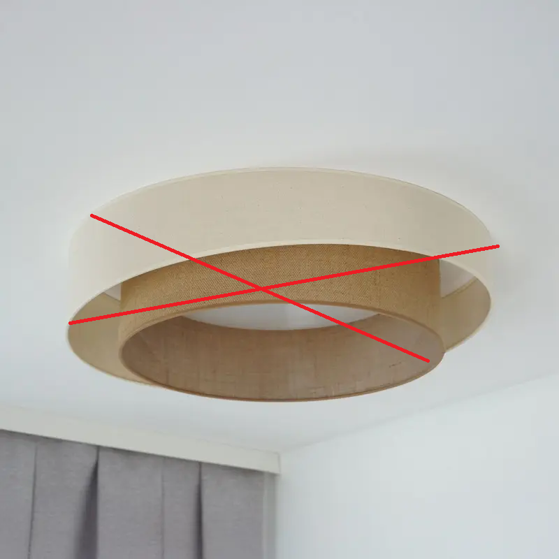Duolla LED-Deckenleuchte Luneta S Fernbedienung Jute beige Ø60cm SIEHE TEXT/F590 - 5905317606424