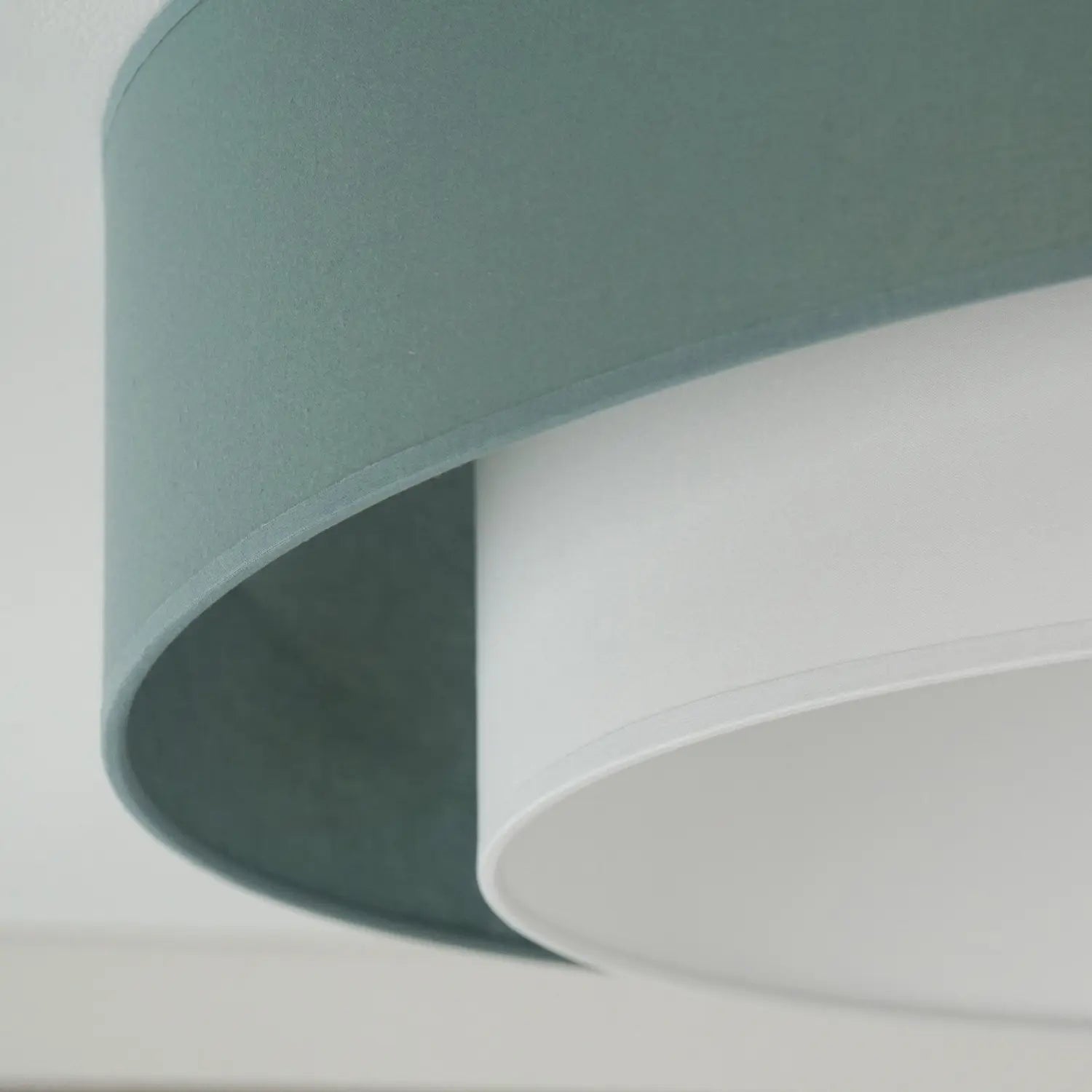 B-Ware Luneta Deckenleuchte Lampe Led Textil Grün Weiß Fernbedienung Dimmbar 60 Cm62 - 5905317606431