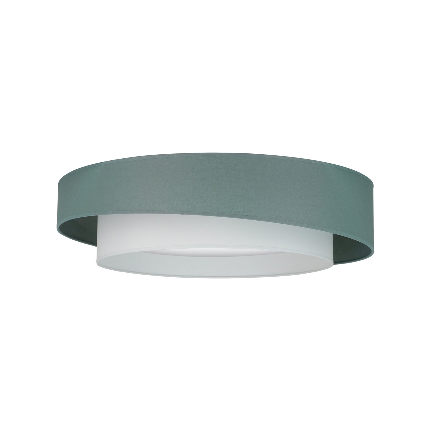 B-Ware Luneta Deckenleuchte Lampe Led Textil Grün Weiß Fernbedienung Dimmbar 60 Cm62 - 5905317606431