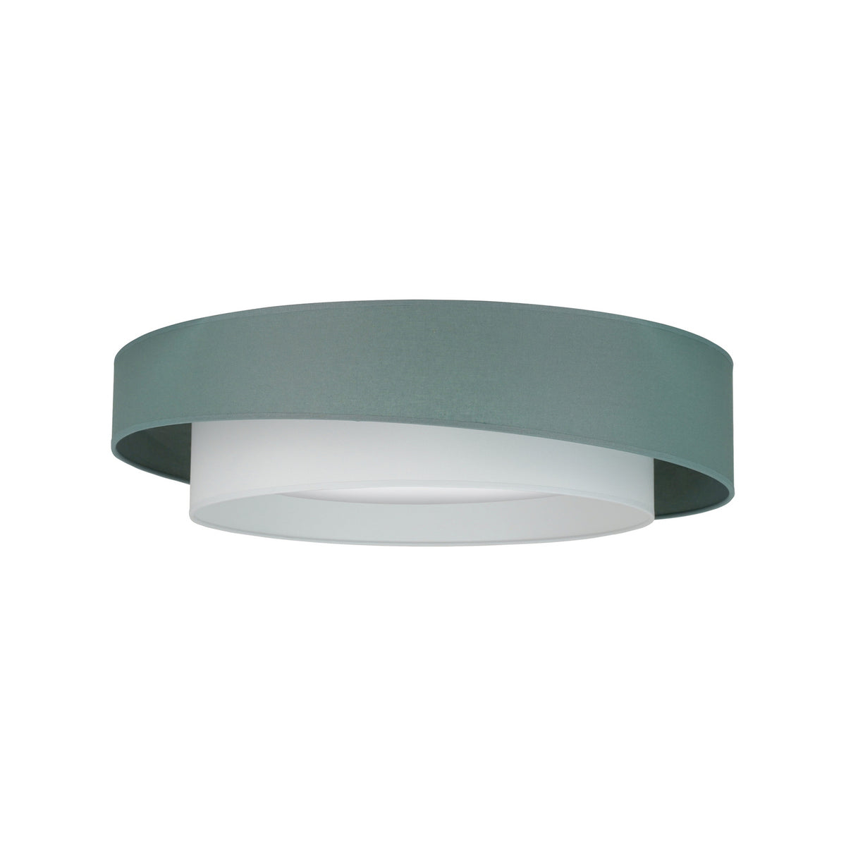 Luneta Deckenleuchte Lampe LED Textil grün weiß Fernbedienung dimmbar 60 cm62 - 5905317606431