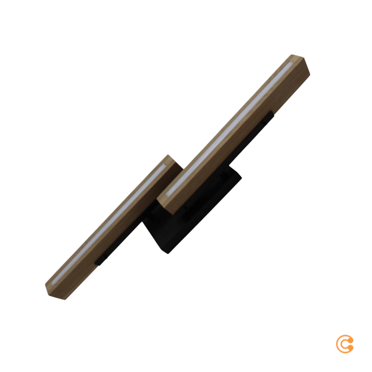Deko-LED Deckenlampe Deckenlampe Lampe Leuchte Madera aus Eichenholz 2-flammig - 4042943169617