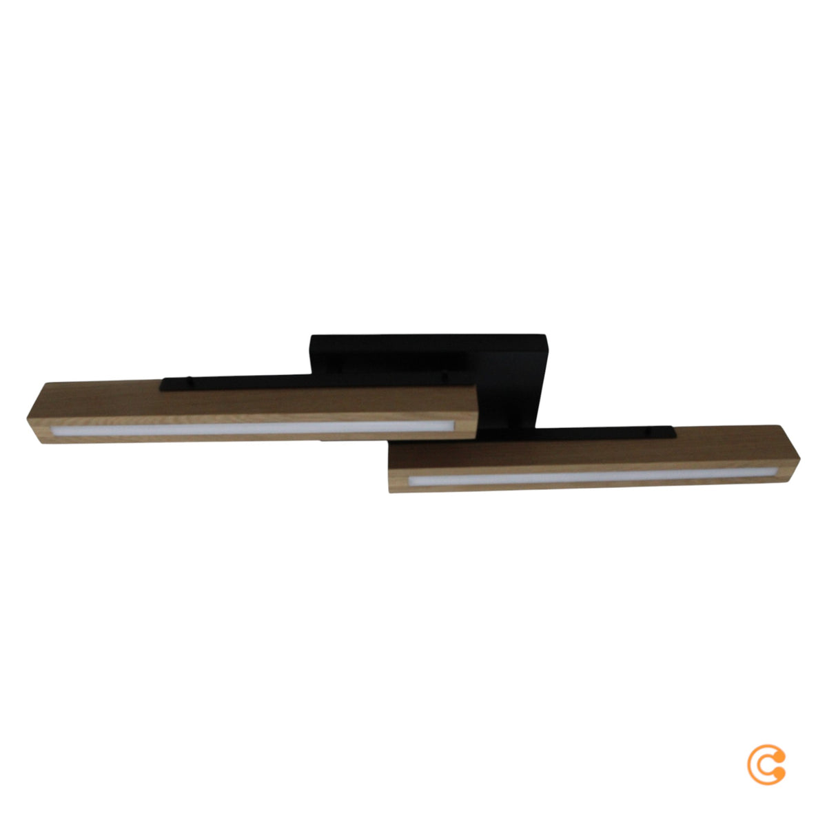 Deko-LED Deckenlampe Deckenlampe Lampe Leuchte Madera aus Eichenholz 2-flammig - 4042943169617