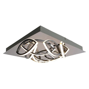 B-Ware Näve Led Deckenleuchte Lampe Manchester Deckenlampe 9 Flg Chrom Dimmbar