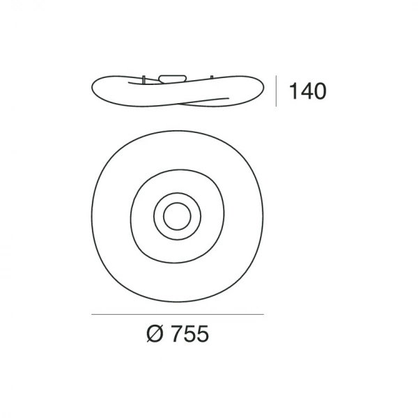 B-Ware Stilnovo Led Deckenlampe Mr. Magoo Deckenlampe Deckenlicht Leuchte Lampe Led - 8056534774155