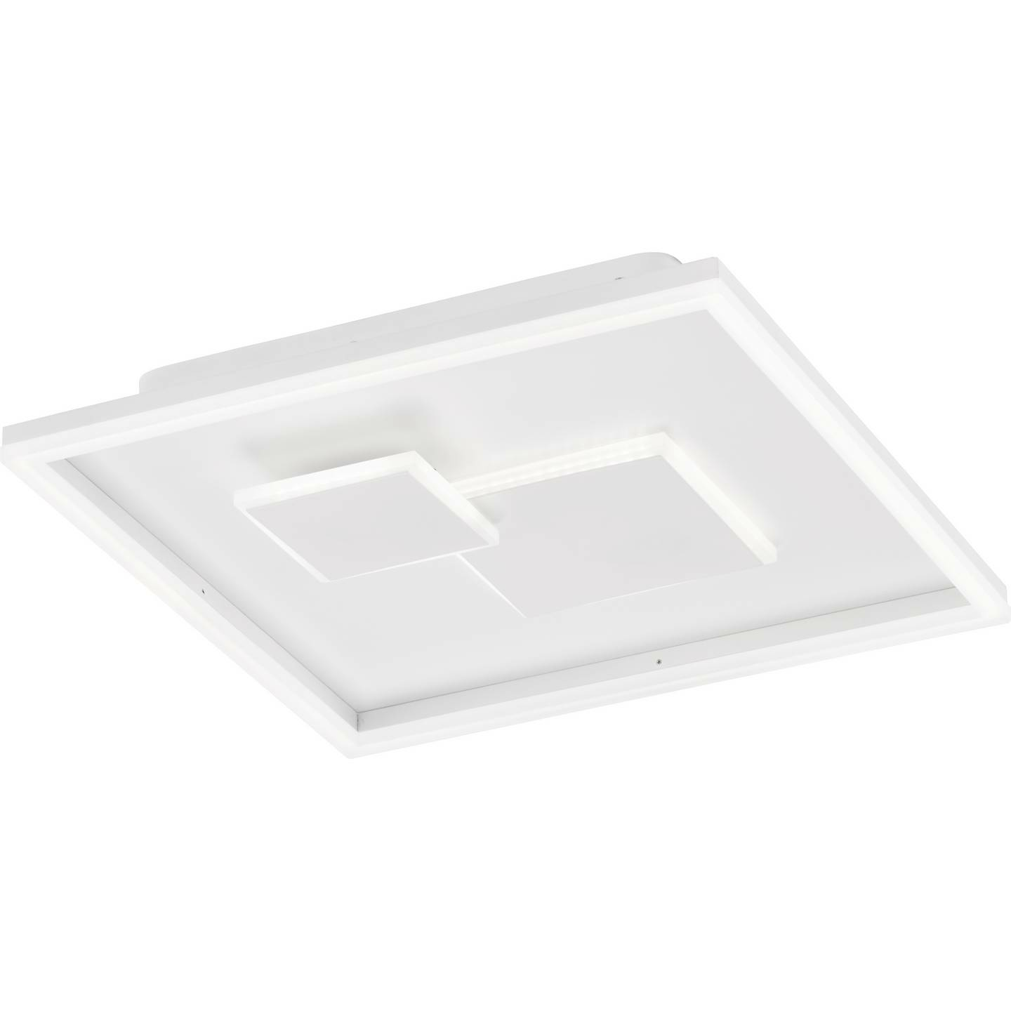 B-Ware Wofi Nadra Deckenlampe Deckenlampe Lampe Leuchte Decke Dimmbar Weiß 27 W Eckig - 4003474389080