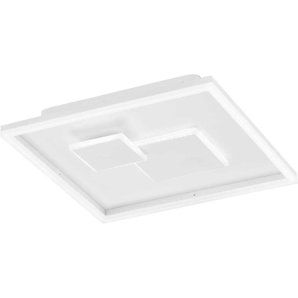 WOFI Nadra Deckenlampe Deckenlampe Lampe Leuchte Decke dimmbar weiß 27 W eckig - 4003474389080