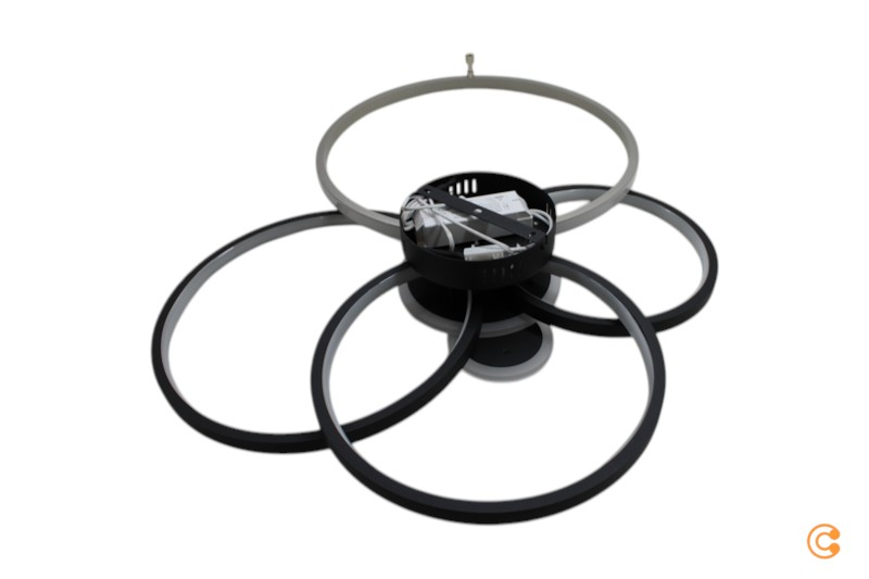 B-Ware Just Light Deckenleuchte Deckenlampe Led Papilon Schwarz Aluminium Aluminium 547 - 4043689983994