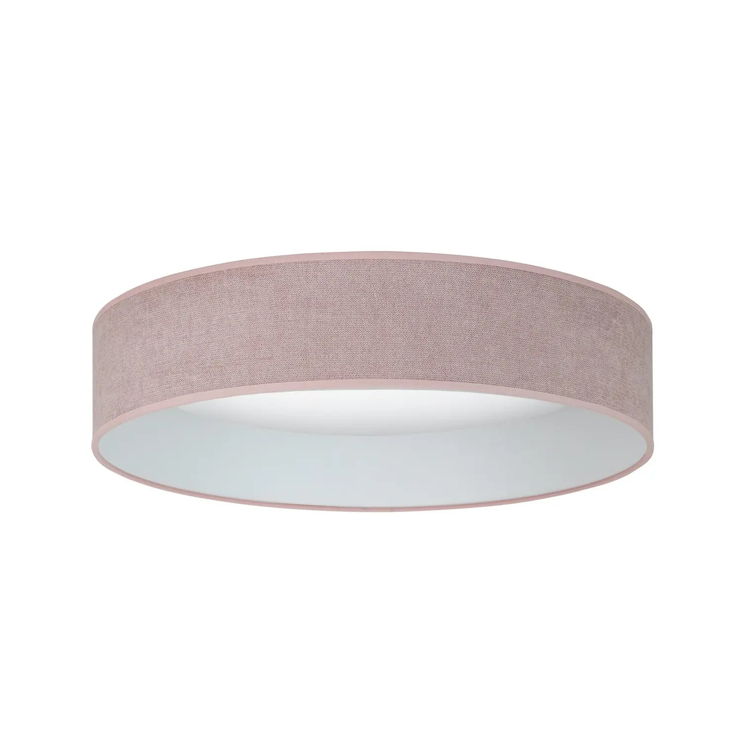 B-Ware Duolla Led Deckenleuchte Plafond Lampe Rosa Stoff ø 45 Cm 3 Step Dim Leuchte - 5905317606554