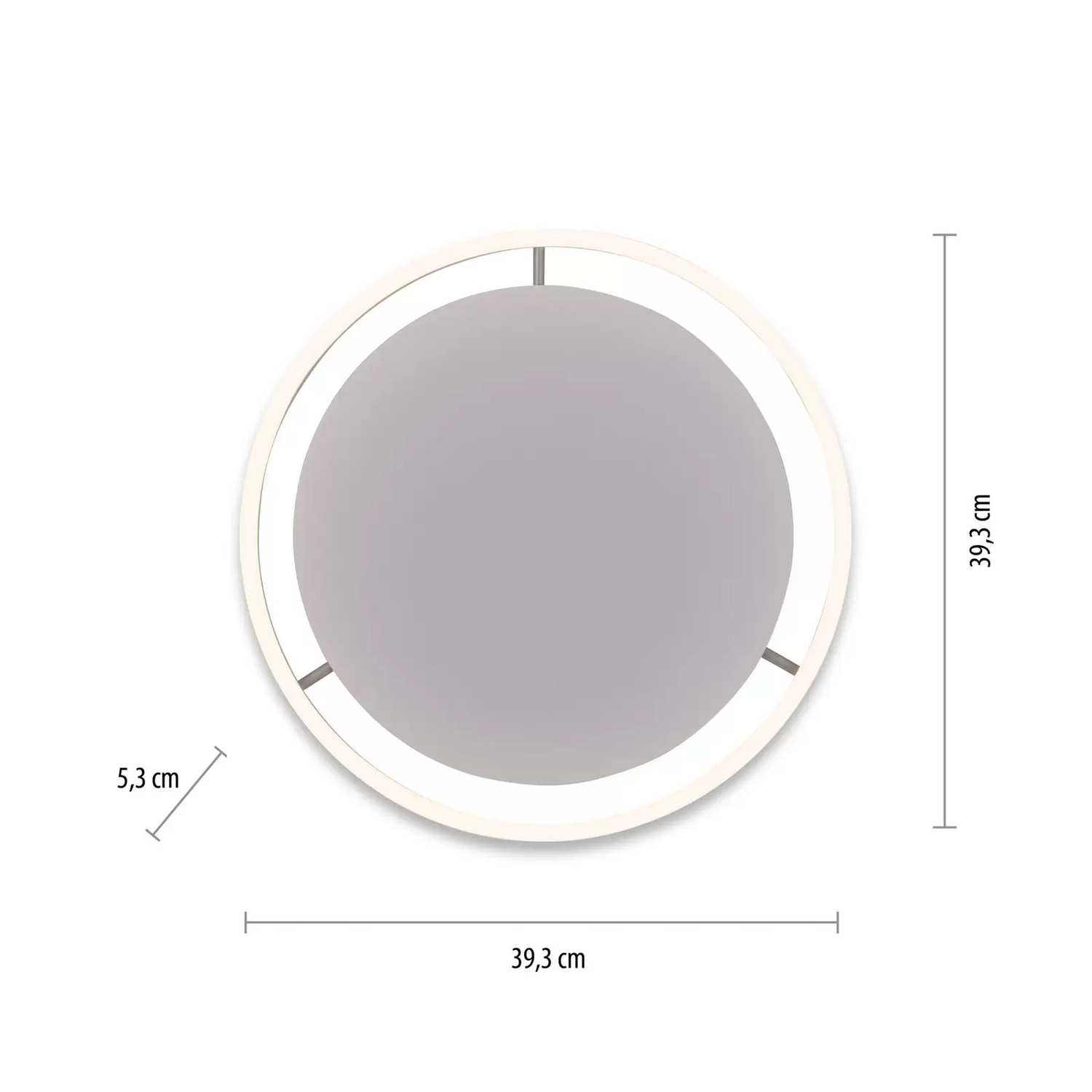 Leuchten Direkt Led Deckenleuchte Ritus Deckenlampe Lampe ø 39,3cm Aluminium B-Ware - 4043689983451