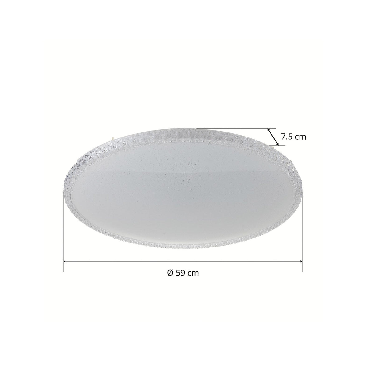 Deckenleuchte Lampe Briloner LED Style Fernbedienung weiß Metall Kunststoff - 4002707365532