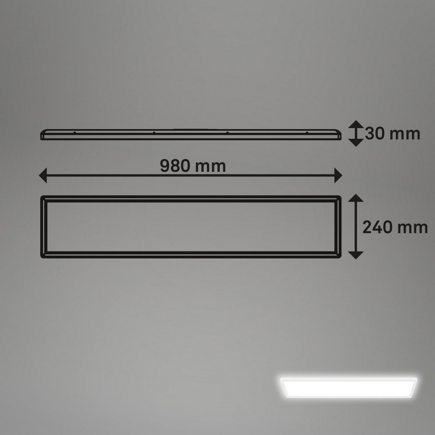 Tava Led Deckenleuchte Lampe Deckenlampe Weiß Kunststoff 98 Cm Backlight B-Ware - 4002707460282