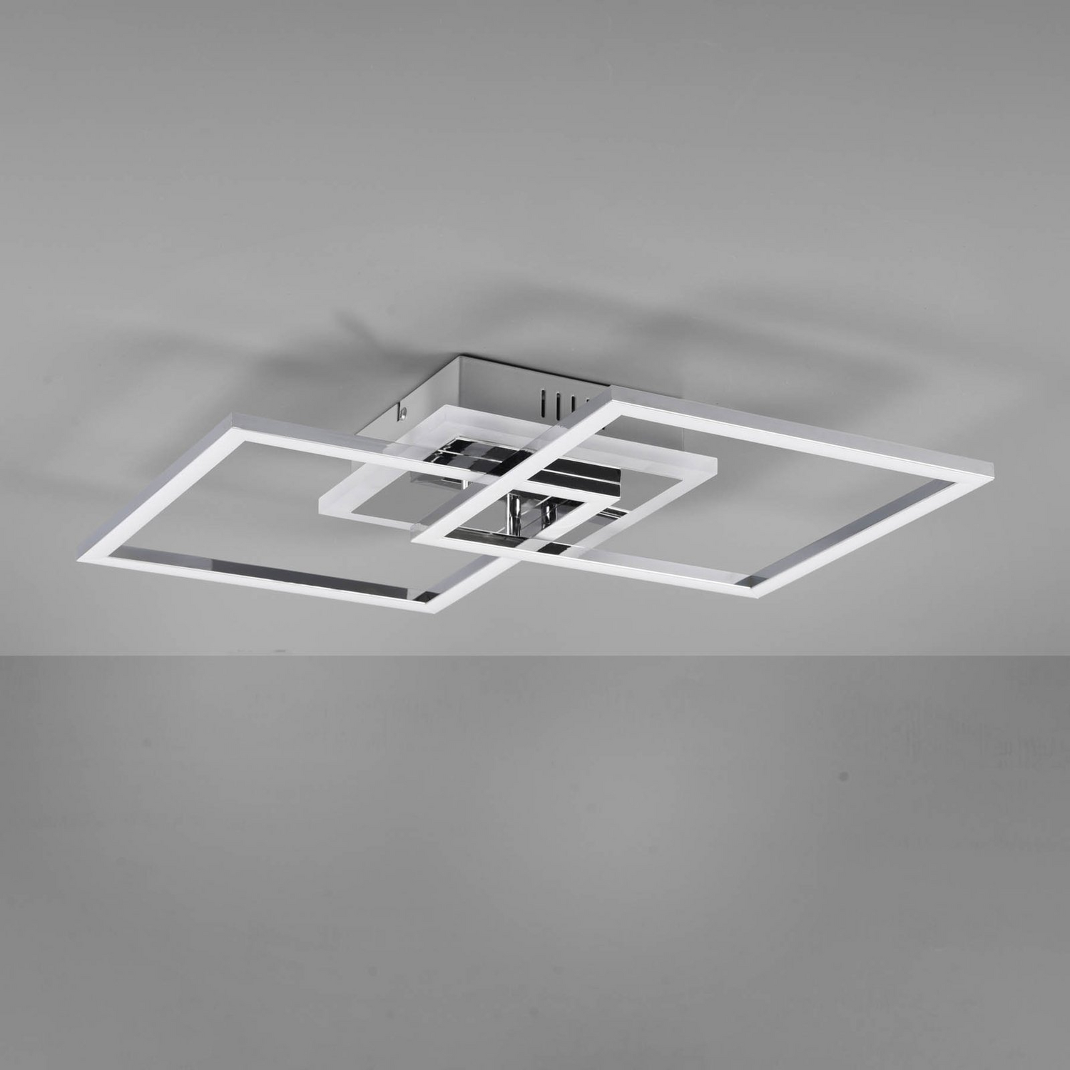 B-Ware Reality Leuchten Led Deckenleuchte Venida Quadratisch Chrom Deckenlampe Lampe - 4017807521931