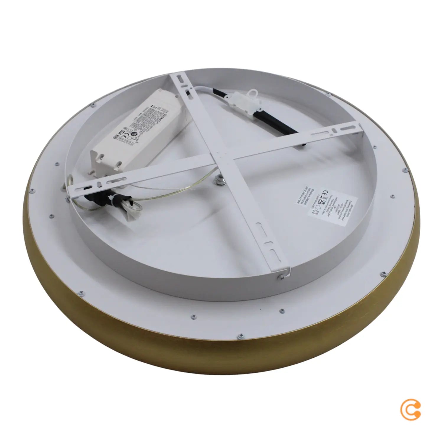 B-Ware Just Light Led Deckenleuchte Leuchte Vertigo Messing Cct Fernbedienung ø 46 Cm - 4043689994716