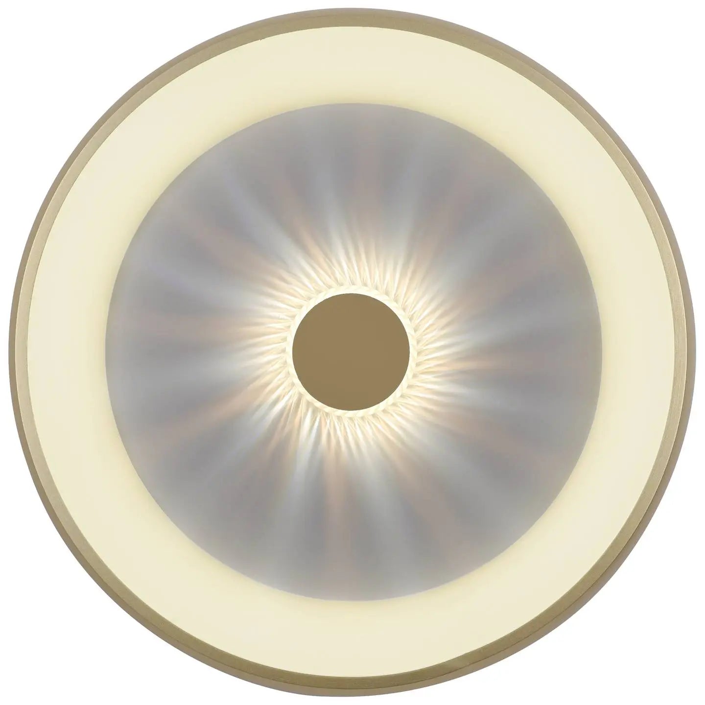 B-Ware Led Deckenleuchte Lampe Vertigo Cct Rund Messing Matt Funkfernbedienung 615 Mm - 4043689995096
