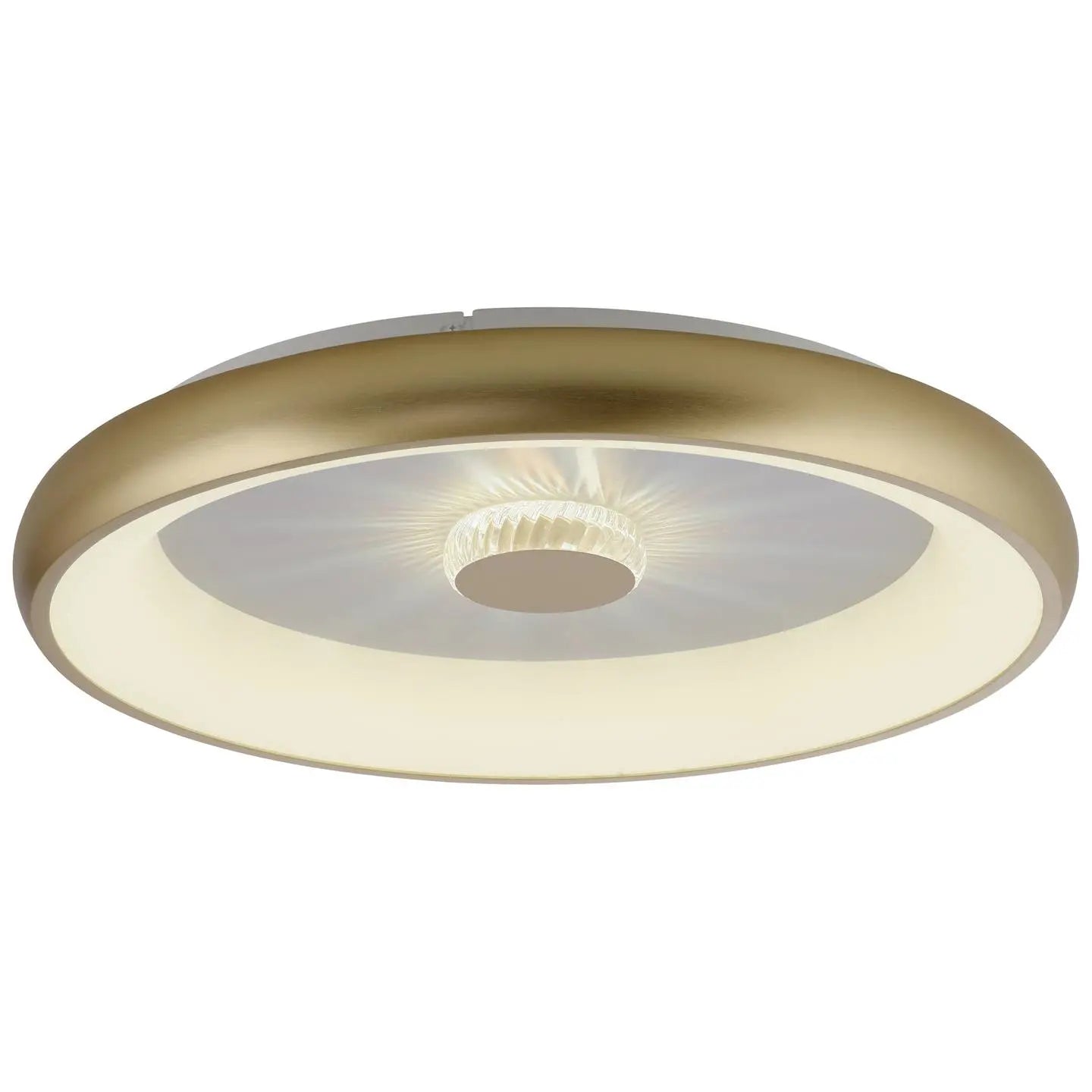 B-Ware Led Deckenleuchte Lampe Vertigo Cct Rund Messing Matt Funkfernbedienung 615 Mm - 4043689995096