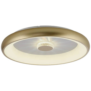 B-Ware Led Deckenleuchte Lampe Vertigo Cct Rund Messing Matt Funkfernbedienung 615 Mm