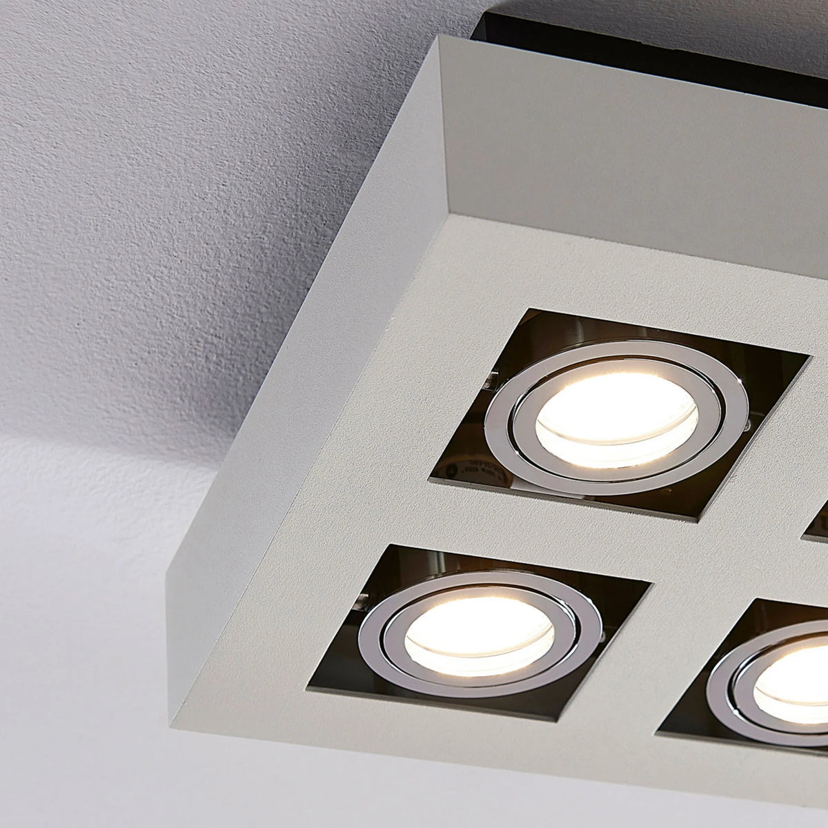 Arcchio Strahler Deckenlampe Vince weiß Aluminium GU10 LED Lampe Leuchte 25 cm - 4251096541946
