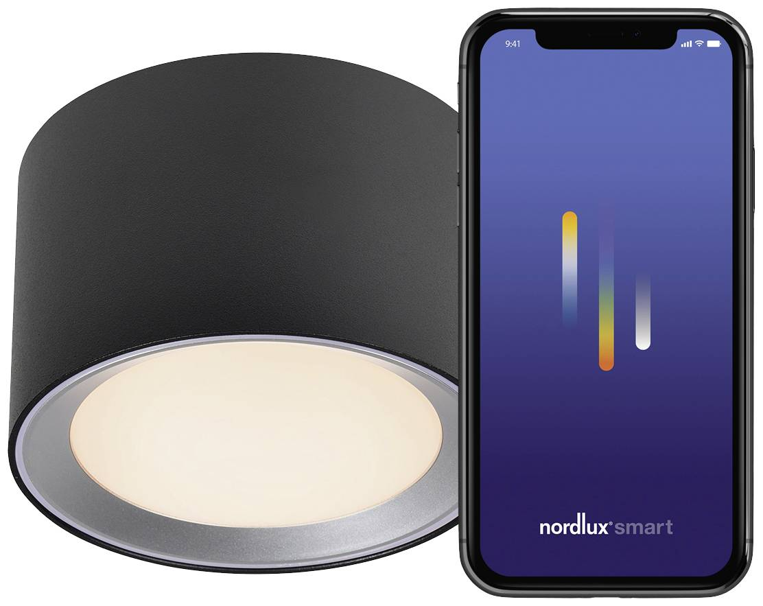 B-Ware Nordlux Led Deckenspot Smart Schwarz Deckenleuchte Deckenlampe Leuchte Lampe Led - 5704924007460