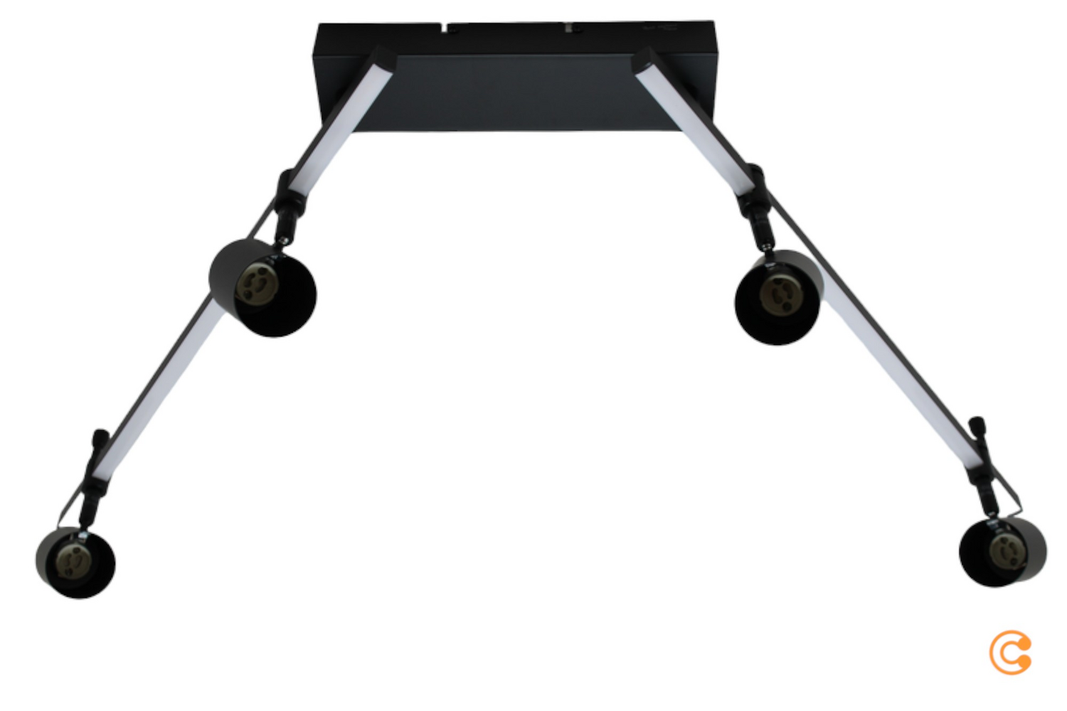 B-Ware Paul Neuhaus 6525 18 Barik Led Deckenleuchte Led Gu10 28 W Schwarz Leuchte Lampe - 4012248365441